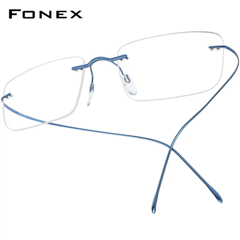 FONEX 티타늄 무테 안경 55% 할인 가벼운 프레임 직구 후기