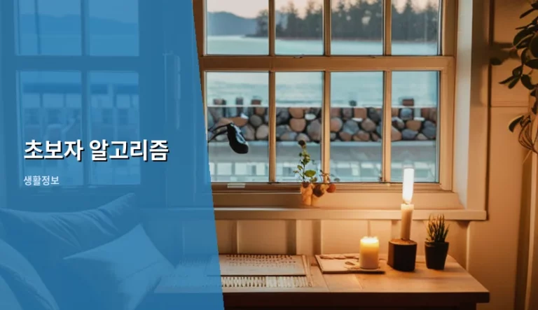 초보자 알고리즘 학습 순서와 효율적인 공부 방법